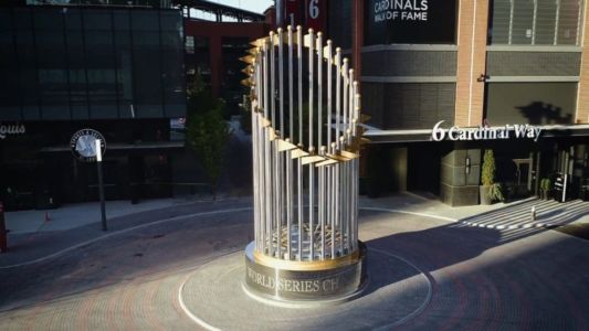 World Series Trophy Replica in St. Louis