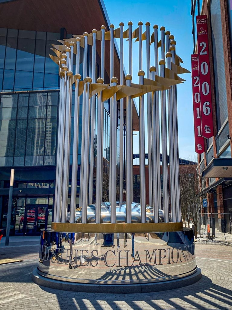 Giant MLB Trophy in St. Louis, MO