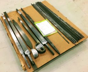 Waterjet Cut Tempered Steel Medieval Sword Blanks - BladeSmiths Knife Making at JIT Companies
