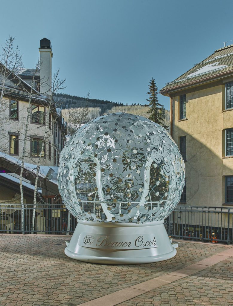 life-sized snow globe - Beaver Creek Wonder - JIT Companies