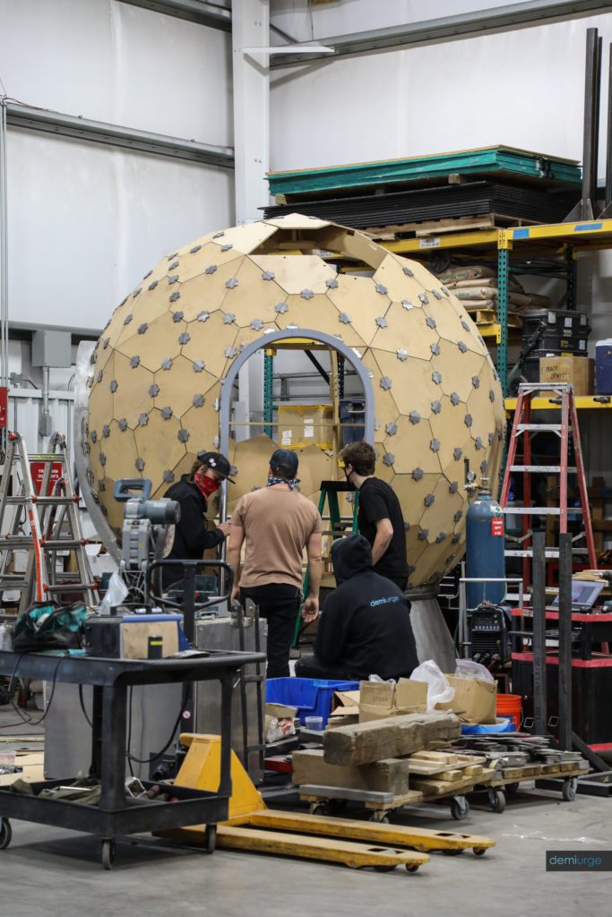 life-sized snow globe - JIT Companies