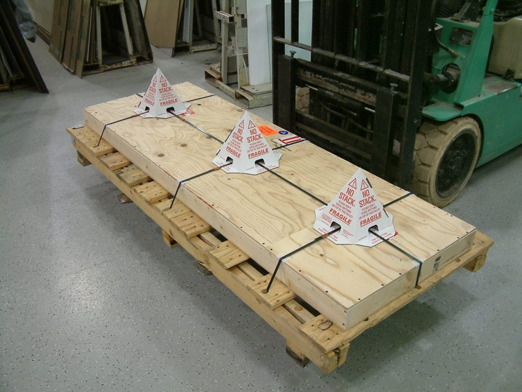JIT Companies protects package from shipping damage with No Stack cones