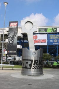 World's Largest Piston at NASCAR™  Race Track