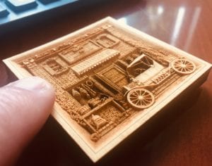 Engraving 3-dimensional fine details in hardwoods - JIT Companies