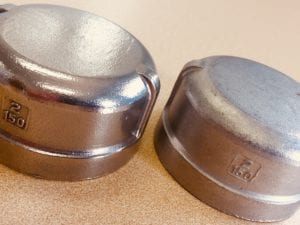 polish the surface of a mill finish, stainless steel SCH40 pipe